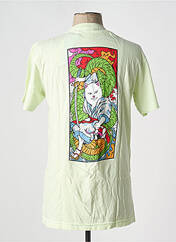 T-shirt jaune RIPNDIP pour homme seconde vue