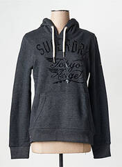Sweat-shirt noir SUPERDRY pour femme seconde vue
