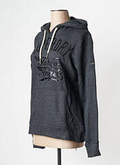 Sweat-shirt noir SUPERDRY pour femme seconde vue