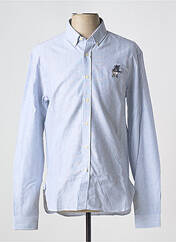 Chemise manches longues bleu MAISON LABICHE pour homme seconde vue