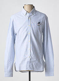 Chemise manches longues bleu MAISON LABICHE homme
