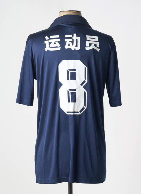 T-shirt bleu WARRIOR SHANGAI pour homme