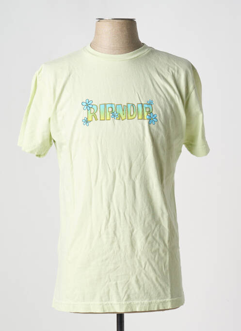 T-shirt vert RIPNDIP pour homme