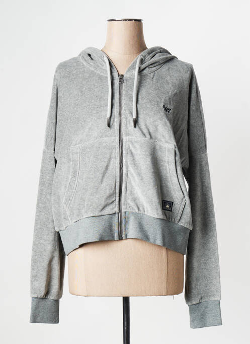 Sweat-shirt gris SUPERDRY pour femme