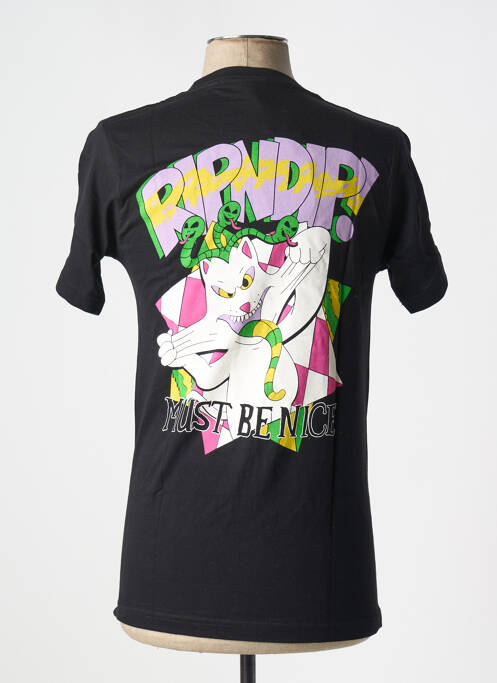 T-shirt noir RIPNDIP pour homme