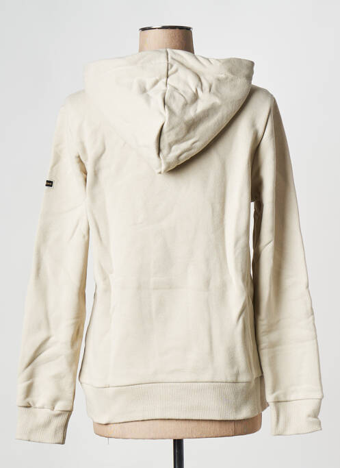 Sweat-shirt beige SUPERDRY pour femme