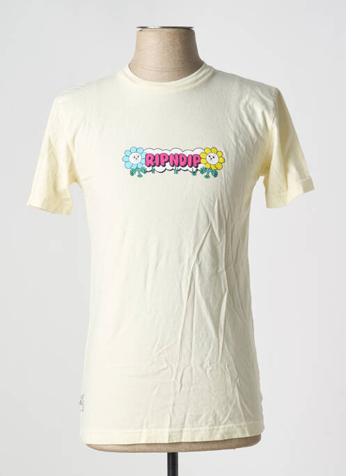 T-shirt beige RIPNDIP pour homme