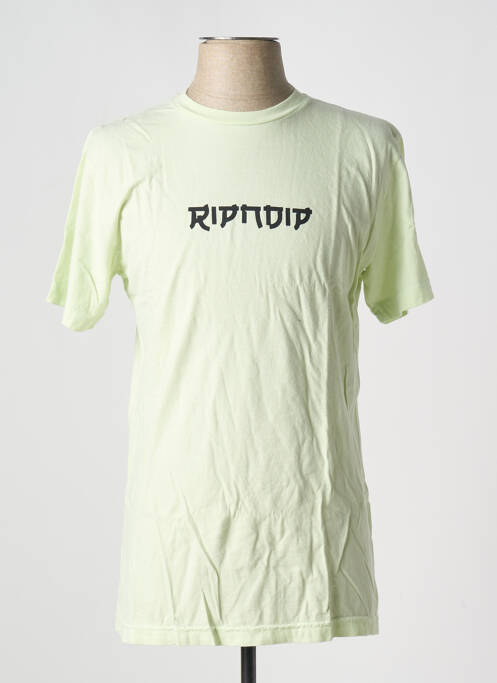 T-shirt jaune RIPNDIP pour homme
