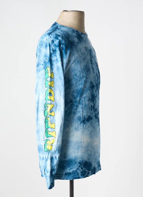 T-shirt bleu RIPNDIP pour homme