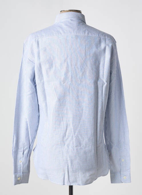 Chemise manches longues bleu MAISON LABICHE pour homme