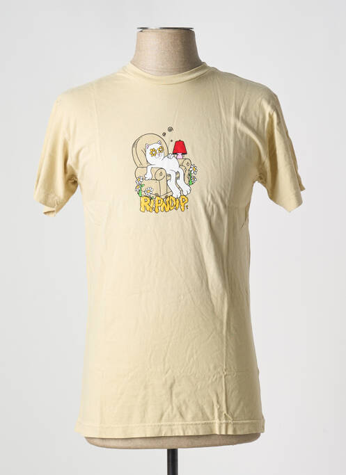 T-shirt beige RIPNDIP pour homme