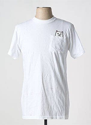 T-shirt blanc RIPNDIP homme