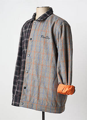 Chemise manches longues gris RIPNDIP homme