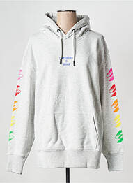 Sweat-shirt gris SUPERDRY femme