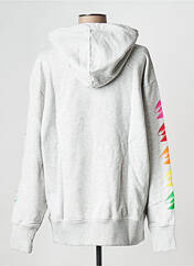 Sweat-shirt gris SUPERDRY pour femme seconde vue