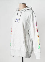 Sweat-shirt gris SUPERDRY pour femme seconde vue