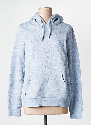 Sweat-shirt bleu SUPERDRY femme