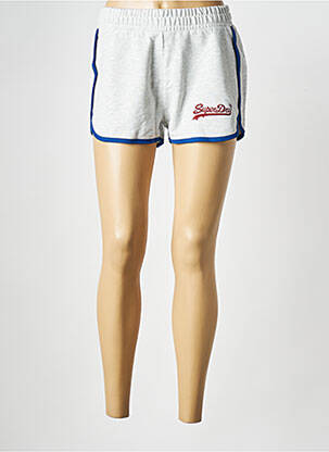 Short gris SUPERDRY femme