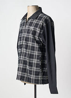 Chemise manches longues noir HUF homme