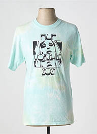 T-shirt bleu HUF unisexe