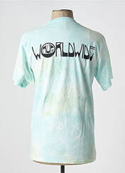 T-shirt bleu HUF pour unisexe seconde vue