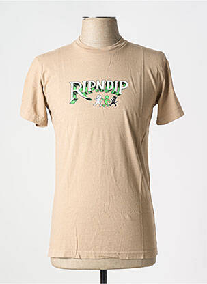 T-shirt beige RIPNDIP homme