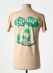 T-shirt beige RIPNDIP pour homme seconde vue