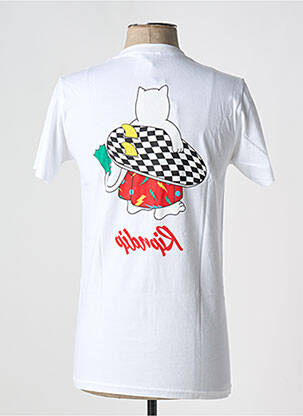 T-shirt blanc RIPNDIP homme