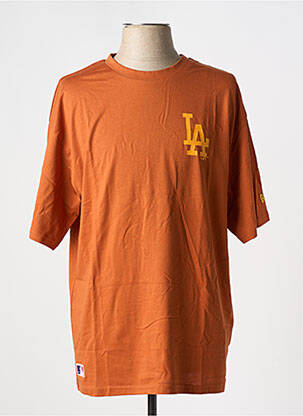 T-shirt orange NEW ERA unisexe