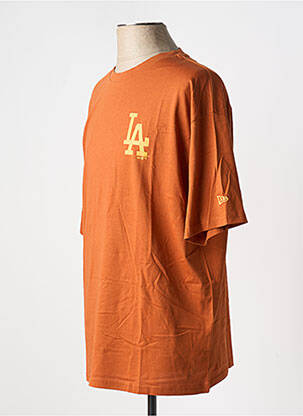 T-shirt orange NEW ERA unisexe