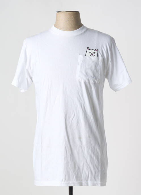T-shirt blanc RIPNDIP pour homme