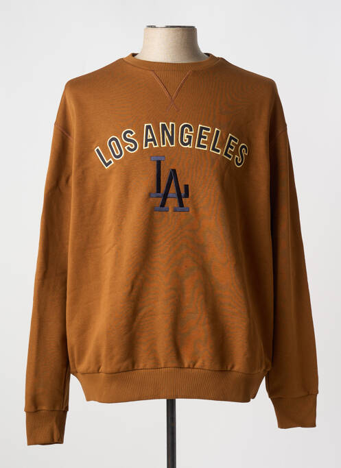 Sweat-shirt beige NEW ERA pour unisexe