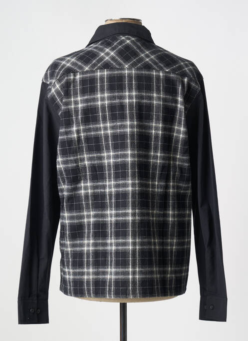 Chemise manches longues noir HUF homme