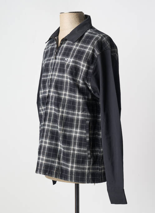 Chemise manches longues noir HUF homme