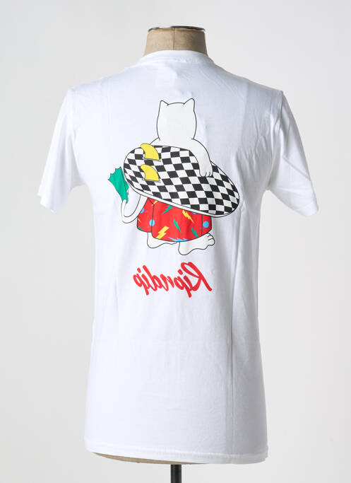 T-shirt blanc RIPNDIP pour homme
