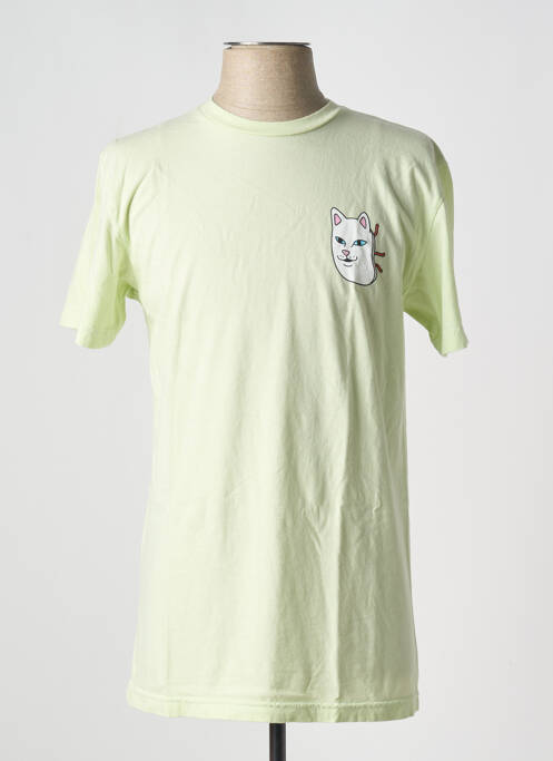T-shirt vert RIPNDIP pour homme