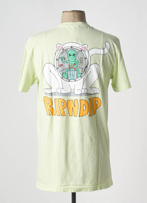 T-shirt vert RIPNDIP pour homme