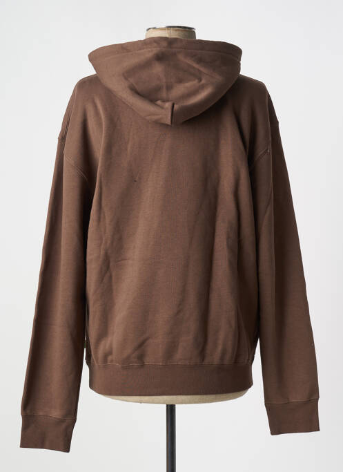 Sweat-shirt marron HUF unisexe