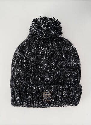 Bonnet noir SUPERDRY femme