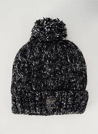 Bonnet noir SUPERDRY femme