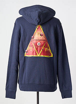 Sweat-shirt bleu HUF unisexe