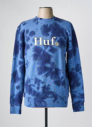 Sweat-shirt bleu HUF pour unisexe