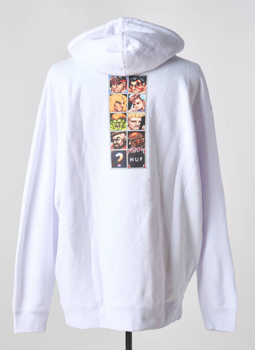 Sweat-shirt blanc HUF pour unisexe