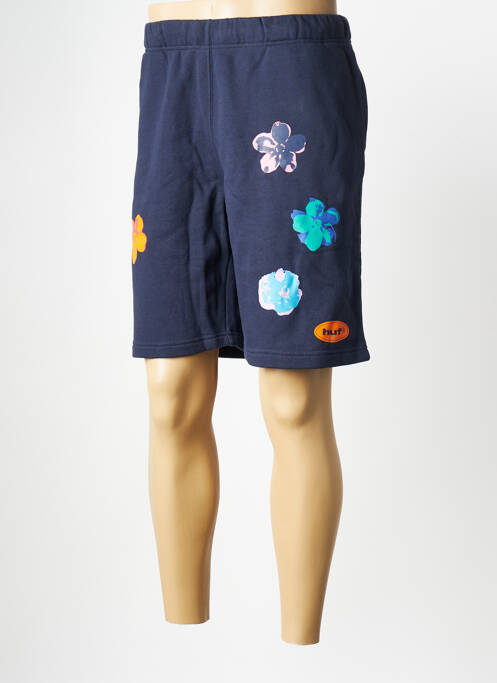 Short bleu HUF unisexe