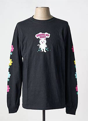 T-shirt noir RIPNDIP homme