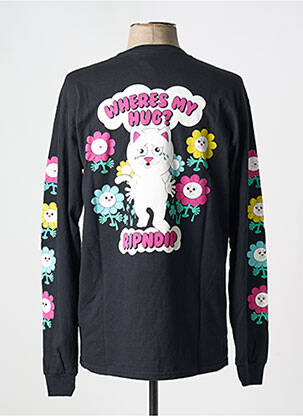 T-shirt noir RIPNDIP homme