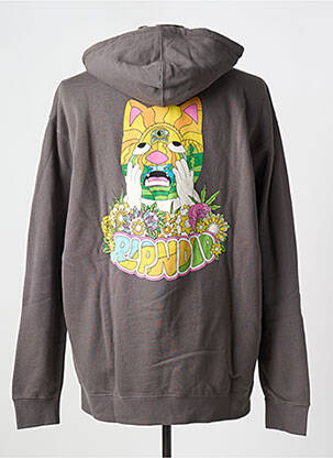 Sweat-shirt gris RIPNDIP homme