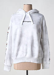Sweat-shirt blanc CHAMPION pour femme seconde vue
