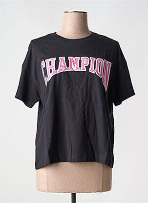 T-shirt noir CHAMPION femme