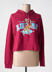 Sweat-shirt rouge ADIDAS pour femme seconde vue